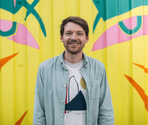 Ticket Tailor CEO Jonny smiling