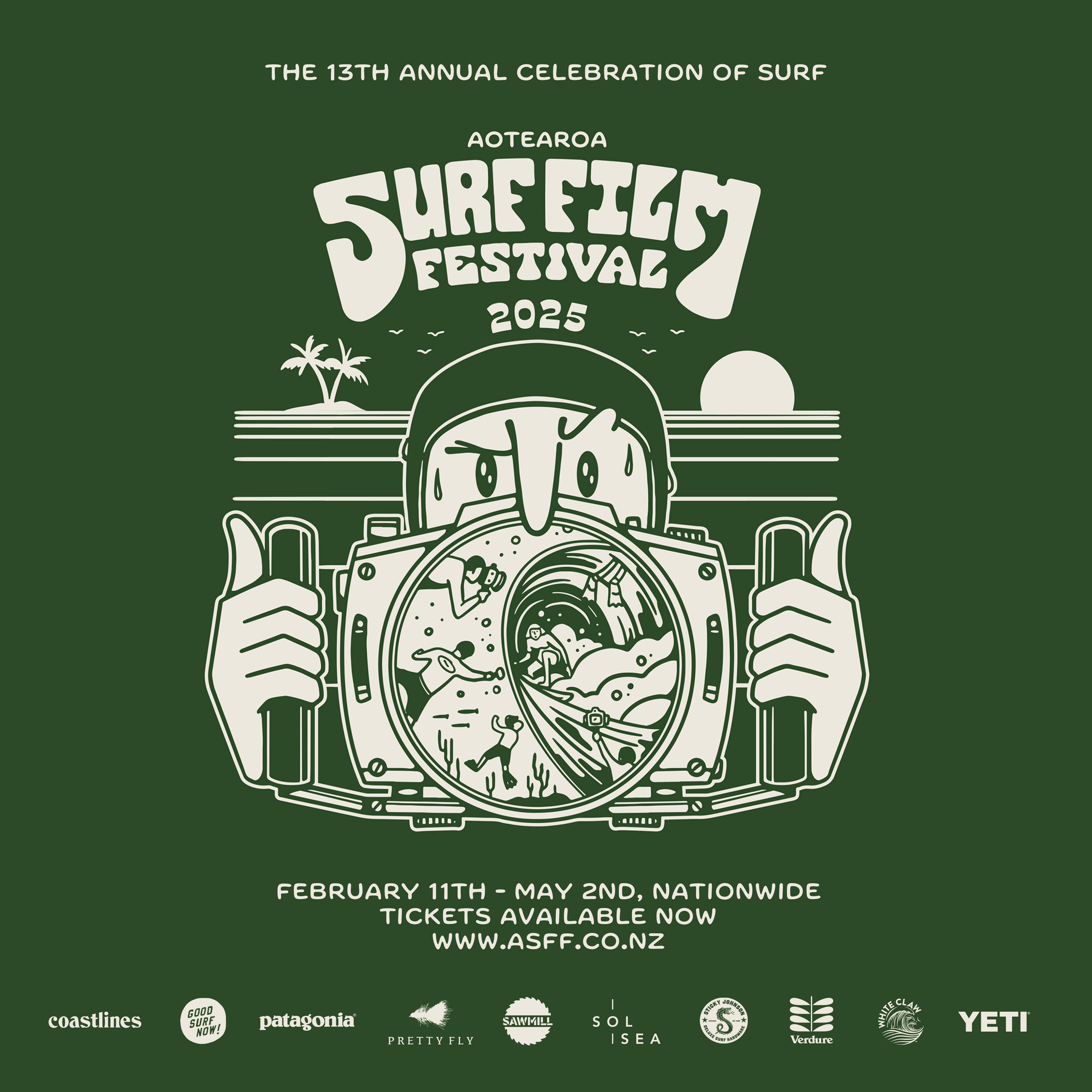 Aotearoa Surf Film Festival Flyer