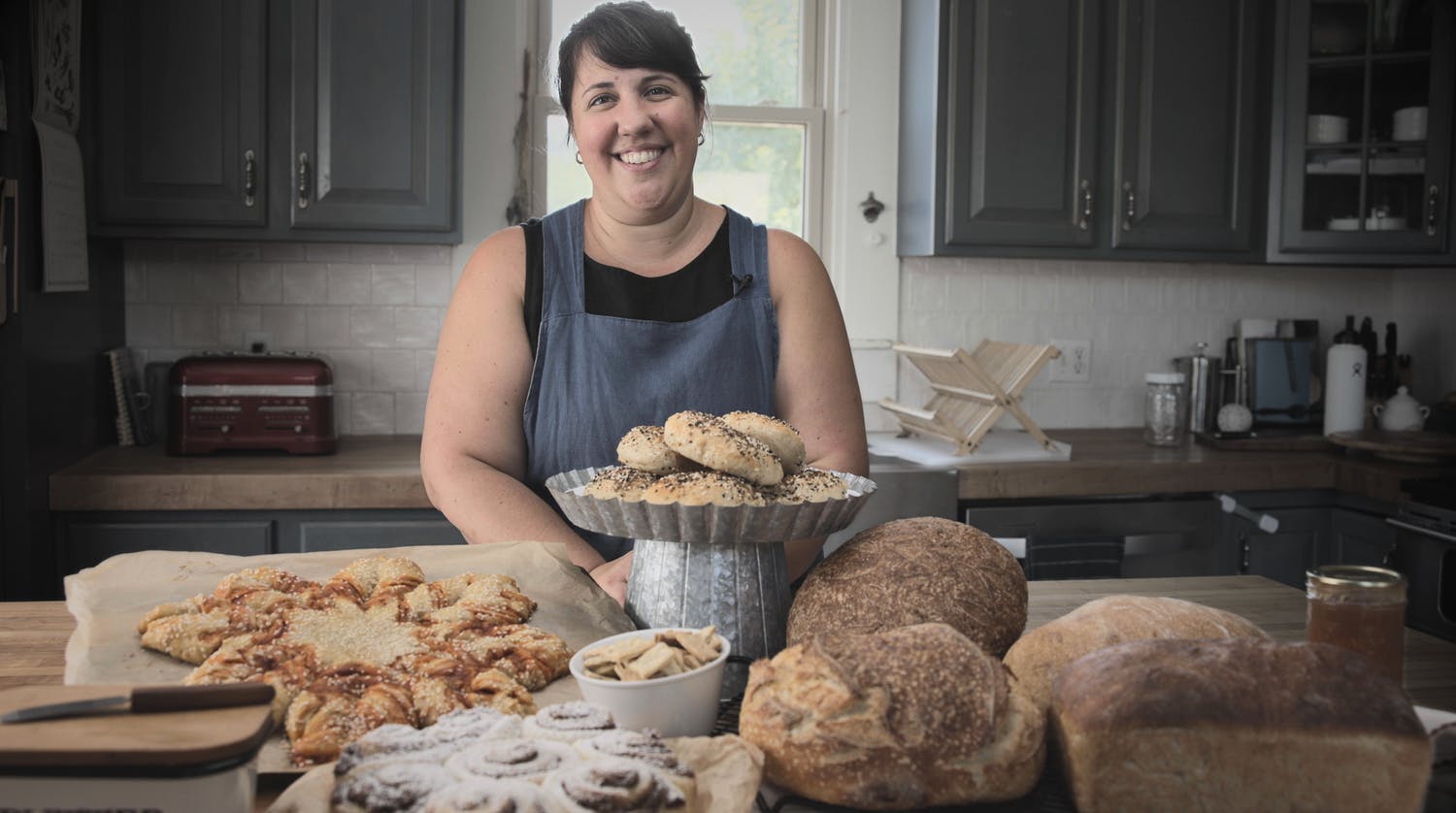a person smiling at camera