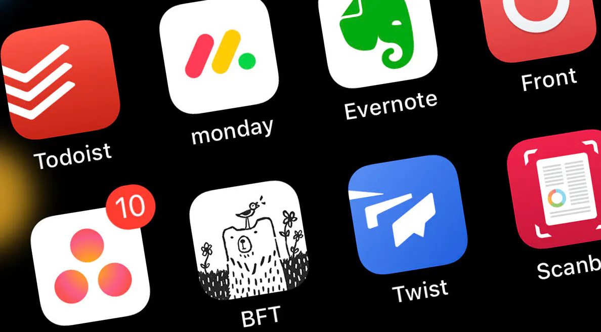 a screen shot of a phone with app icons