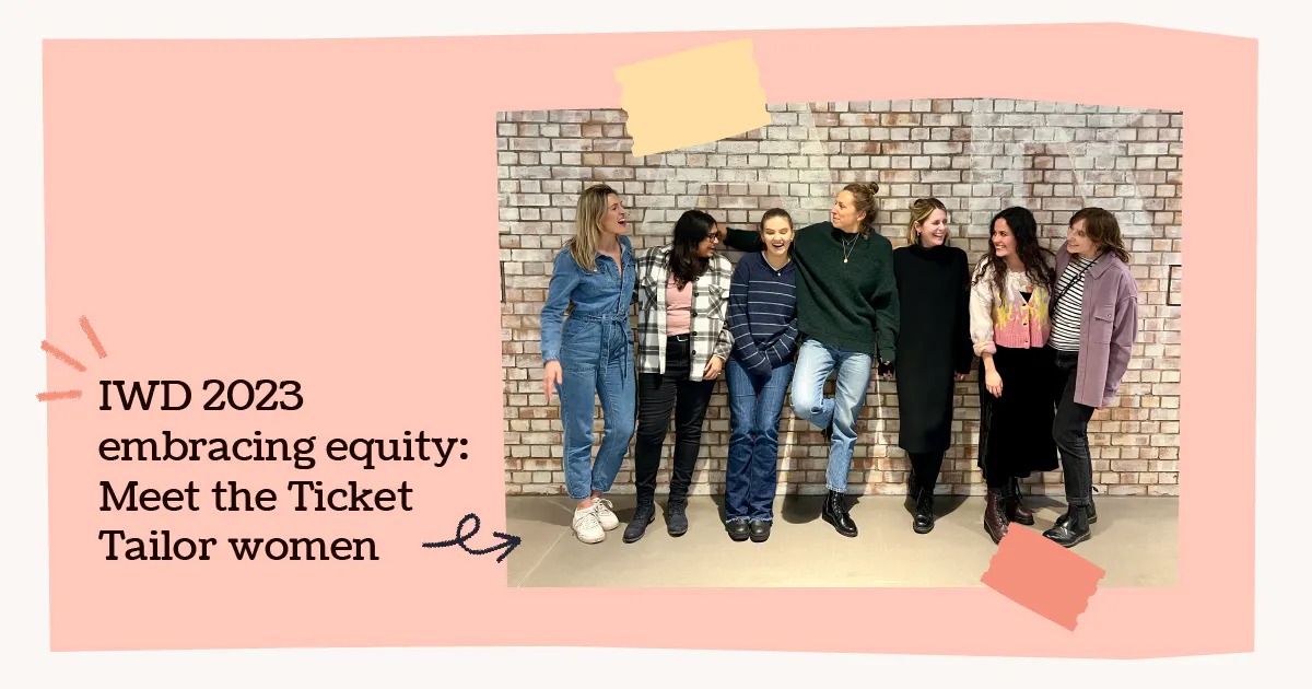 a group of women standing together