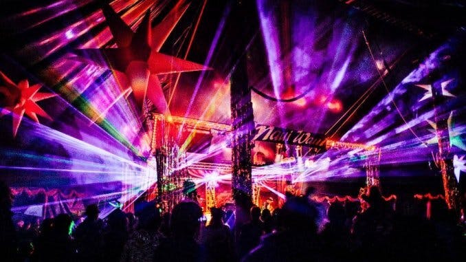 a crowd of people at a concert