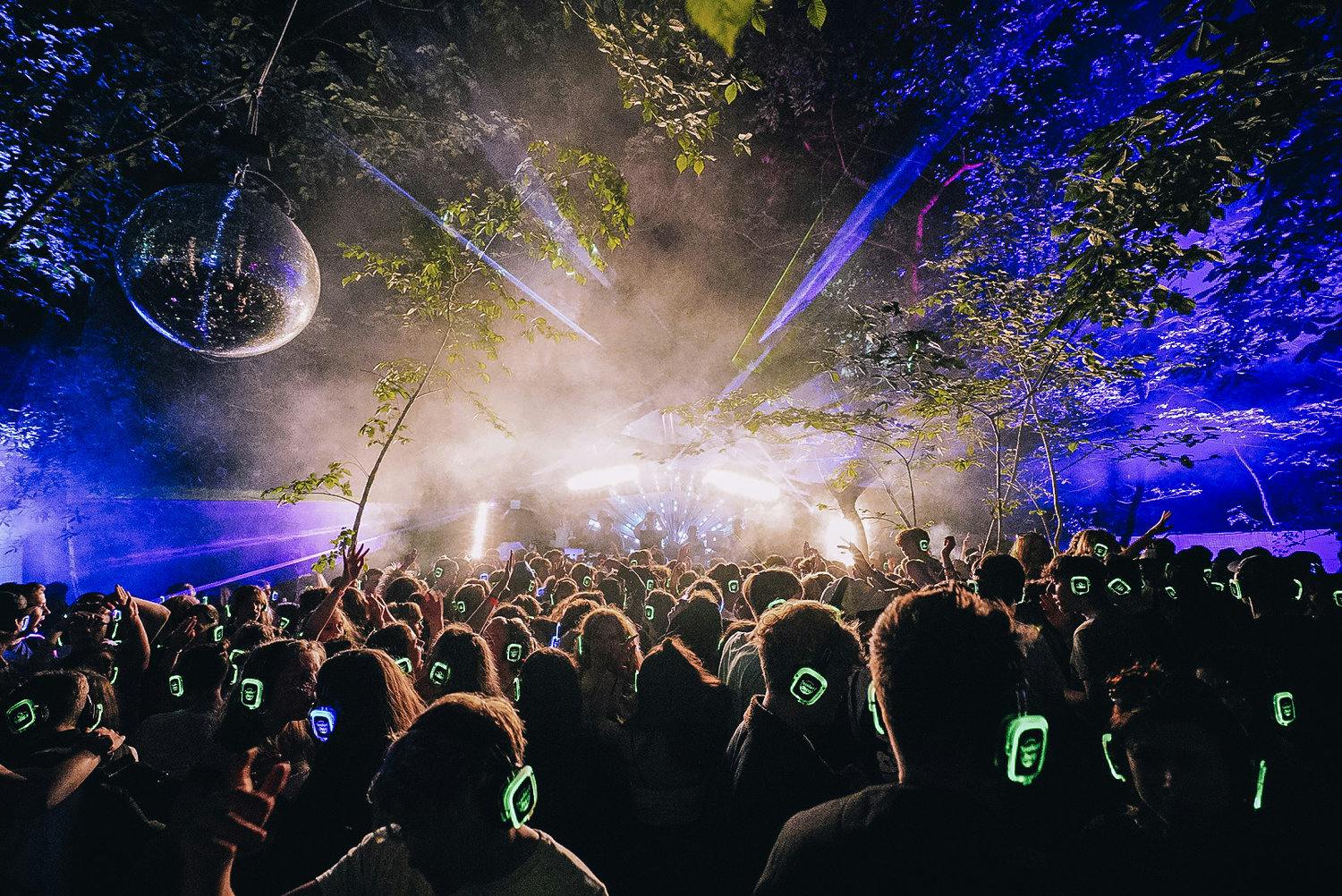 a crowd of people at a concert