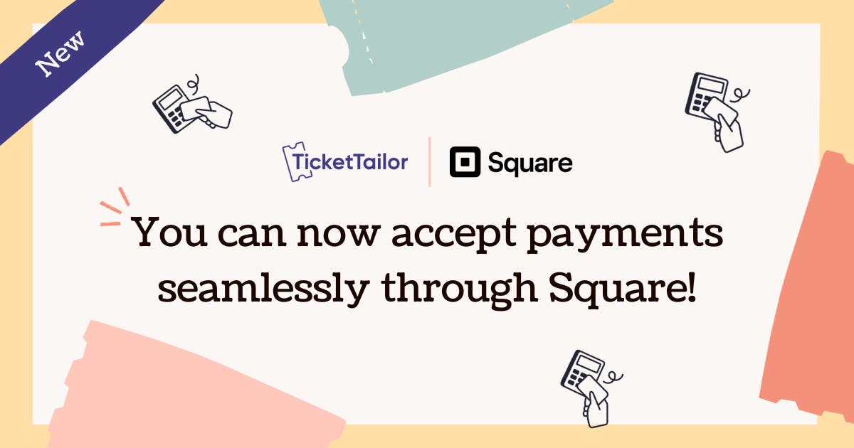 poster with words you can now accept payments seamlessly through square