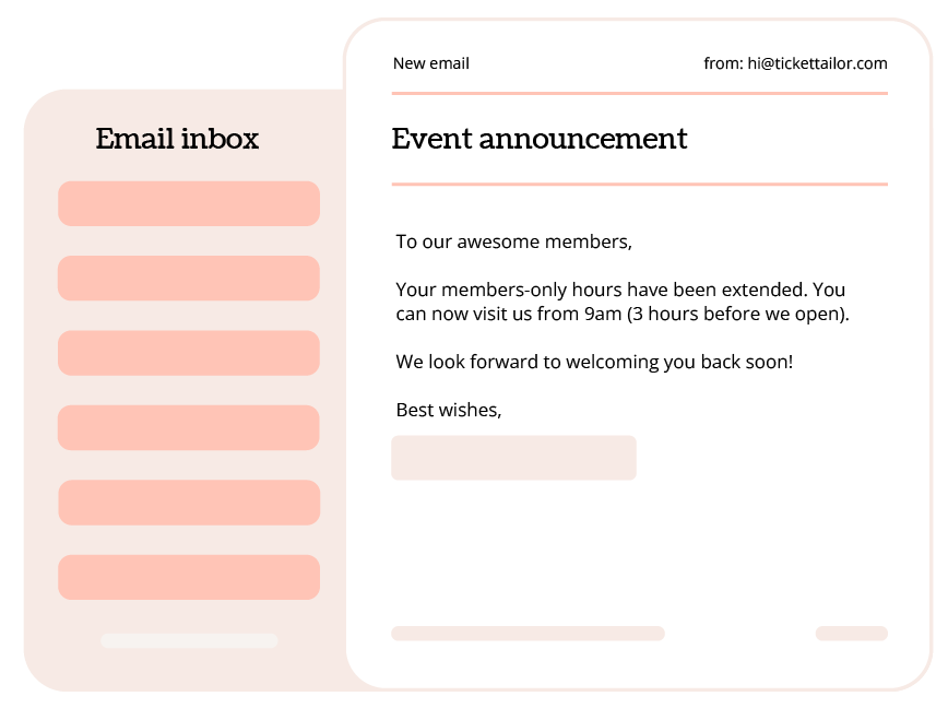 a screenshot of a email