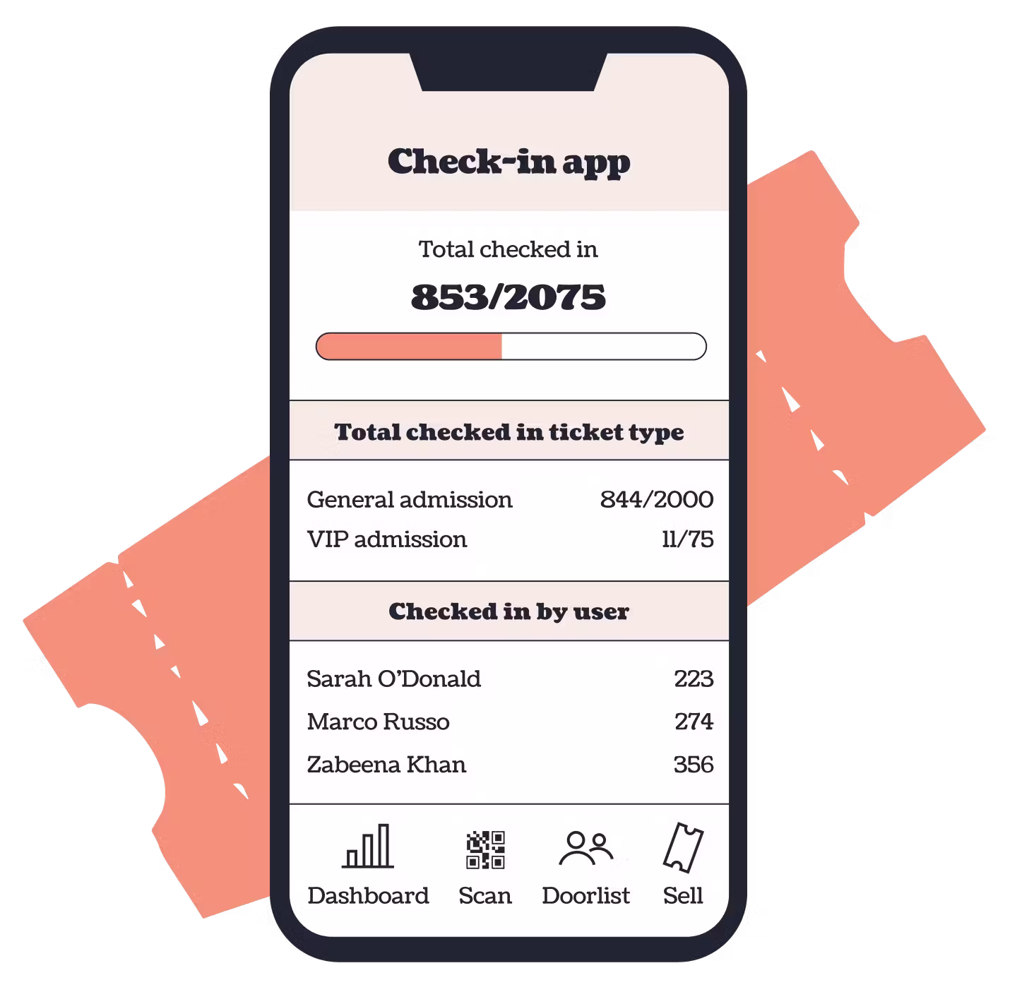 Ticket Tailor's free check in app | Ticket Tailor