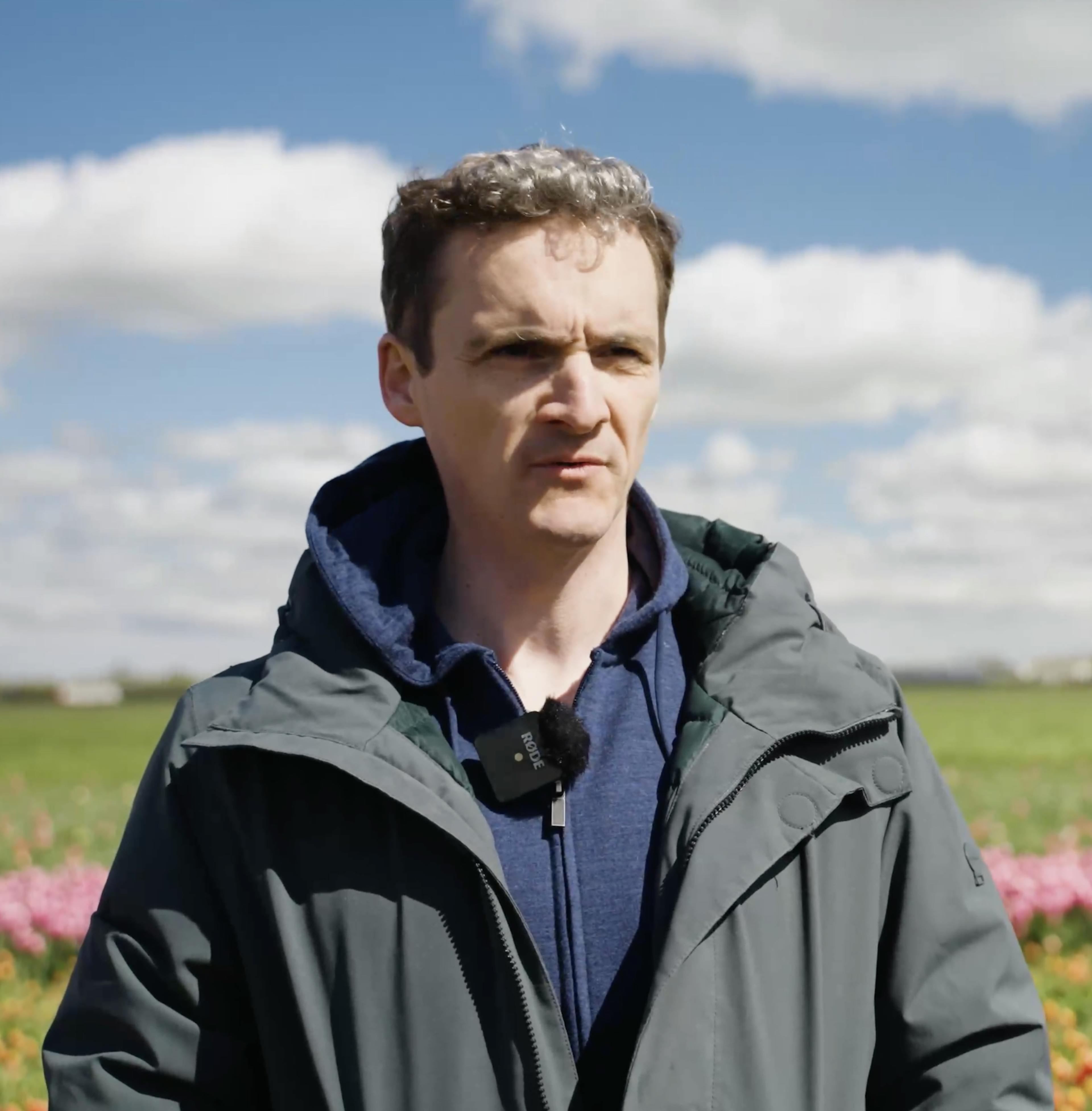 Rory Brosnan founder of Amsterdam Tulips Tour