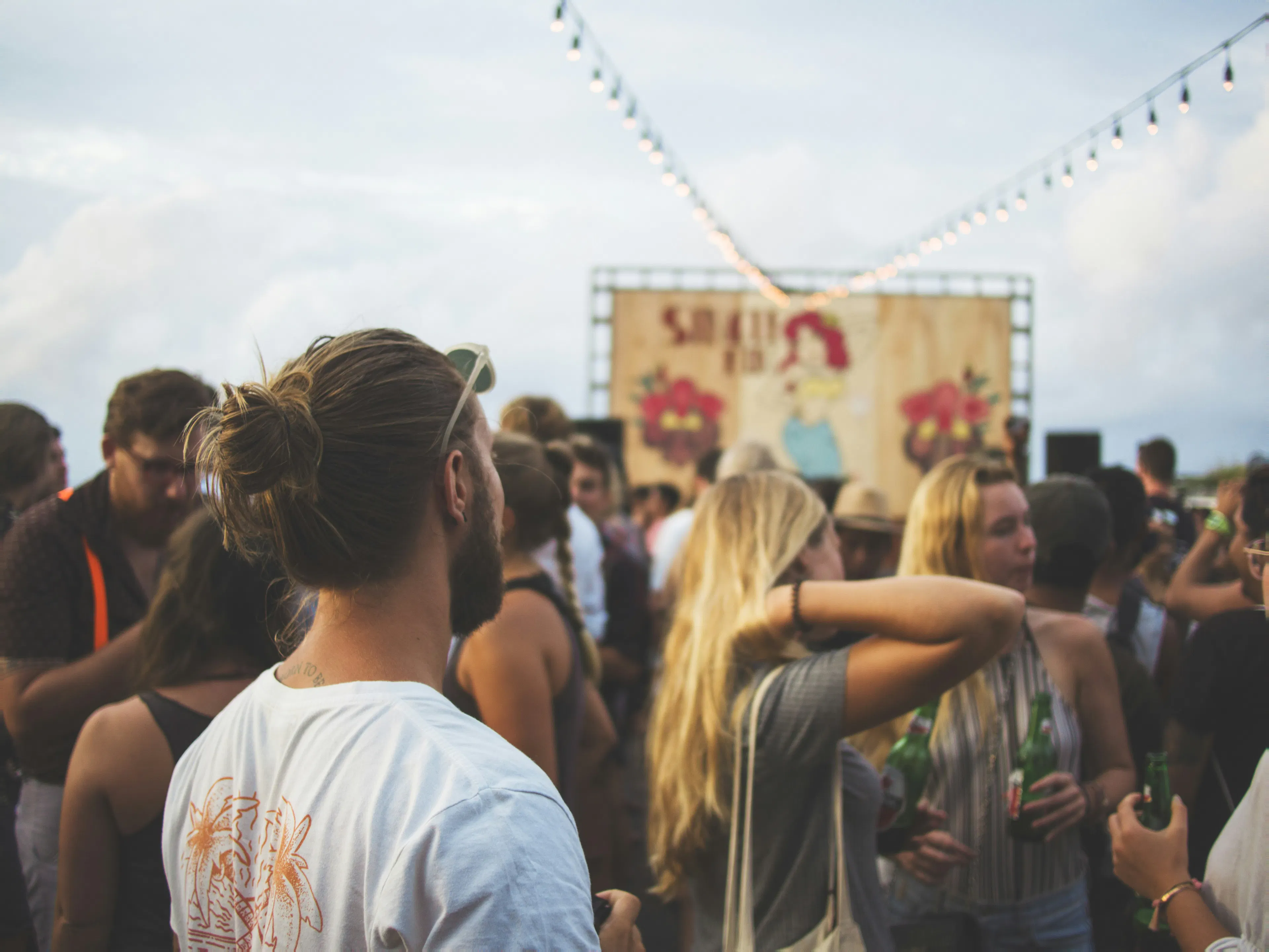 Crowd at festival
