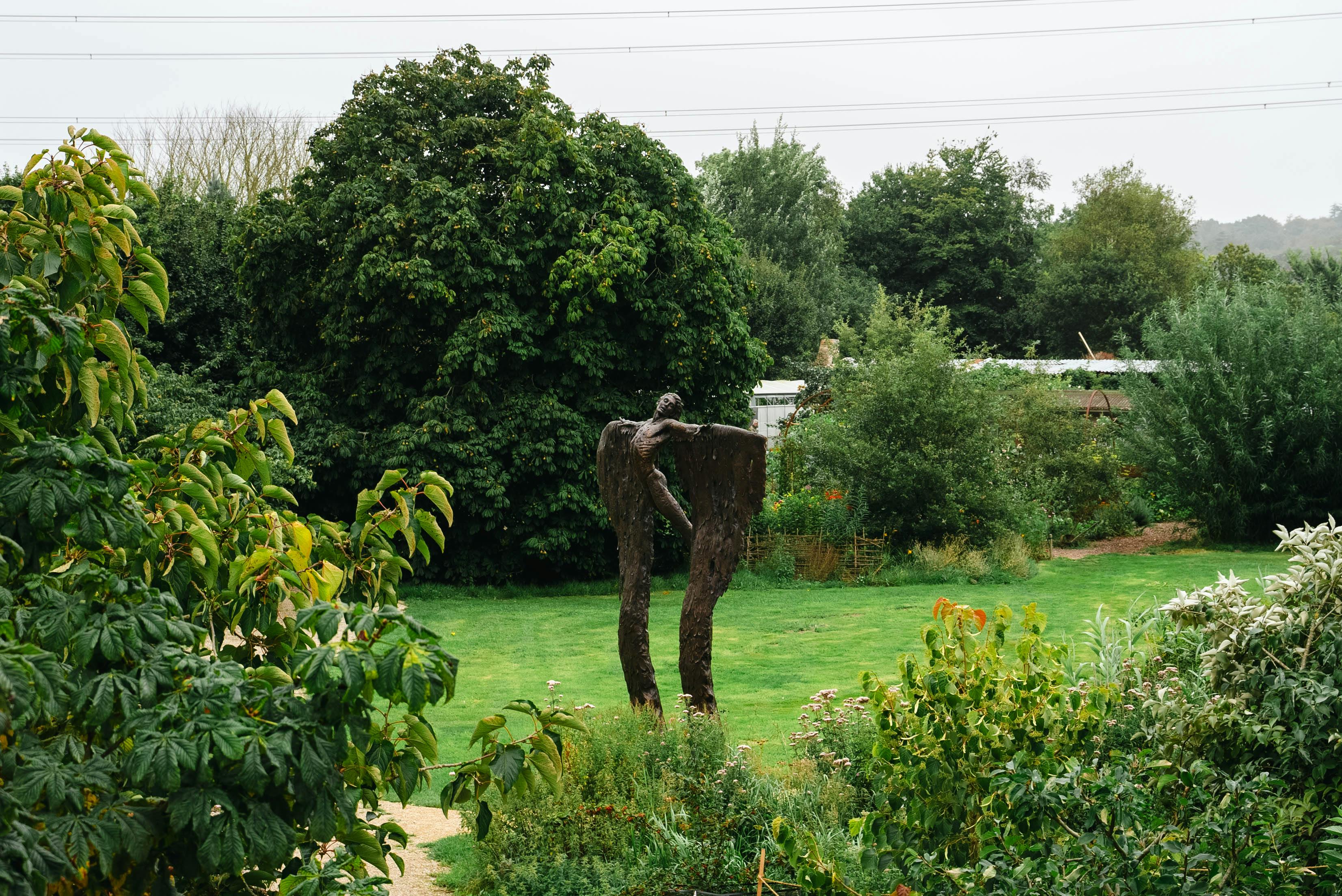 Sculpture by the Lakes another sculpture of an angel