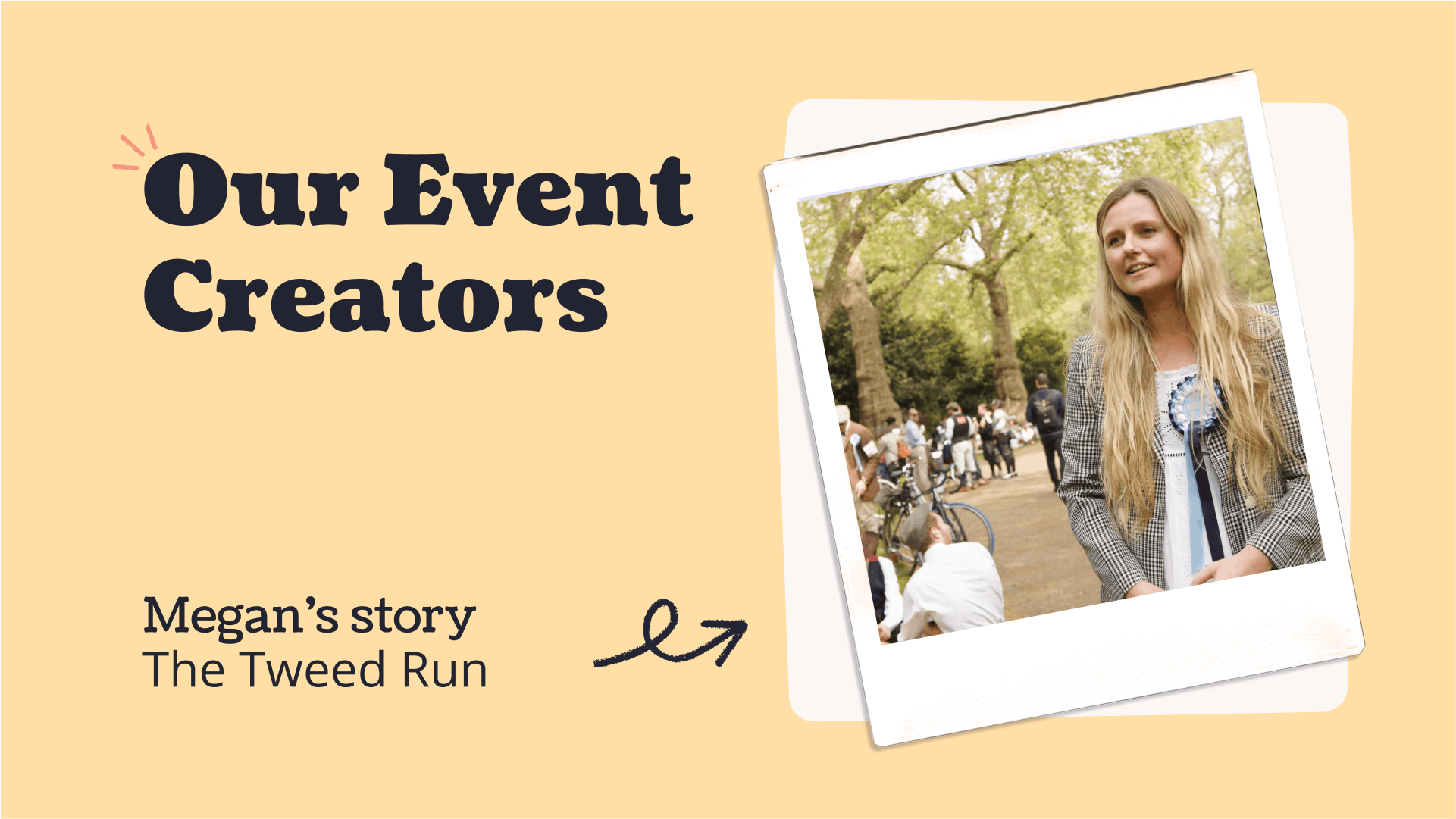 event creator cover for Megan Tweed Run