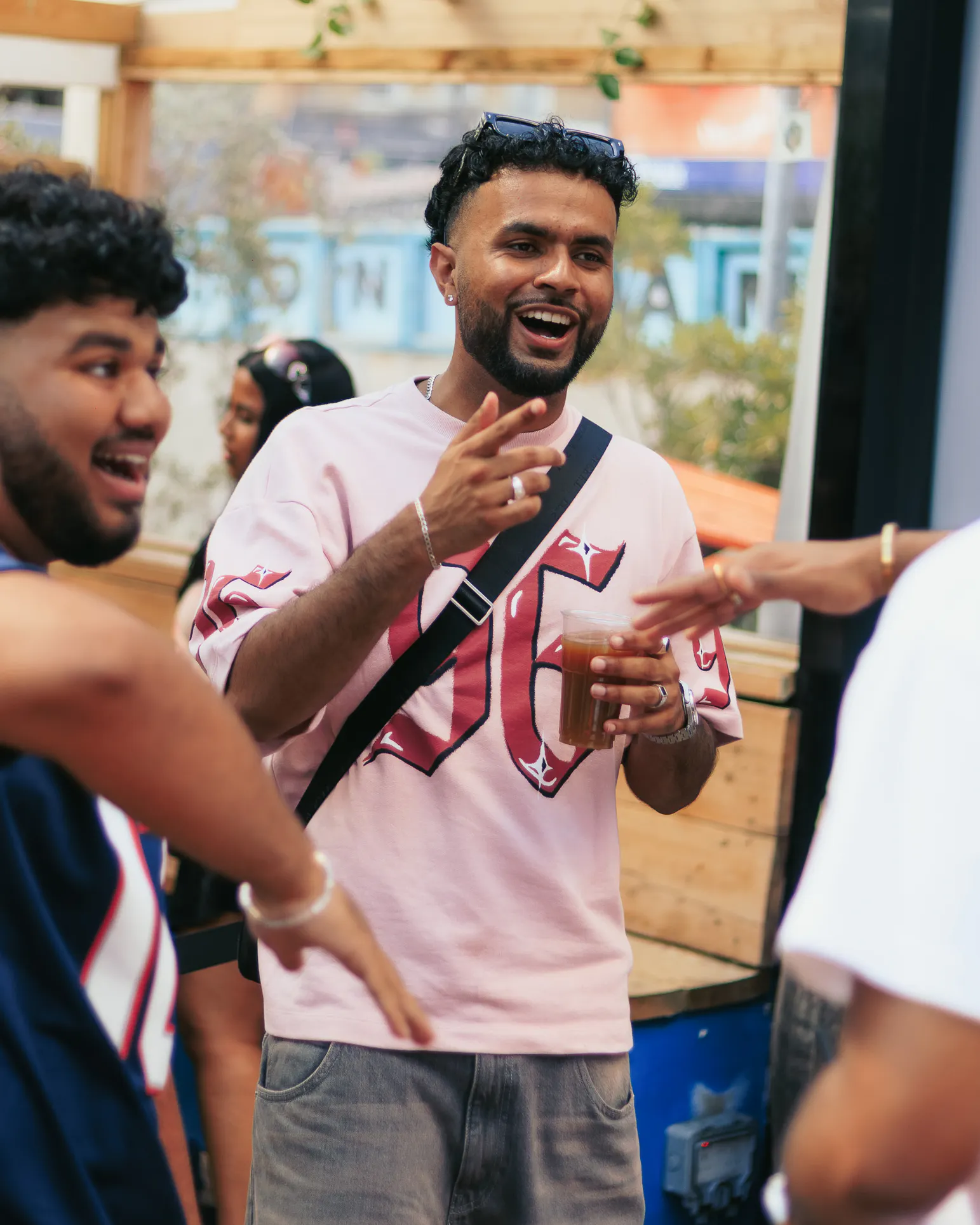 Emil welcoming guests to Mallu Brunch