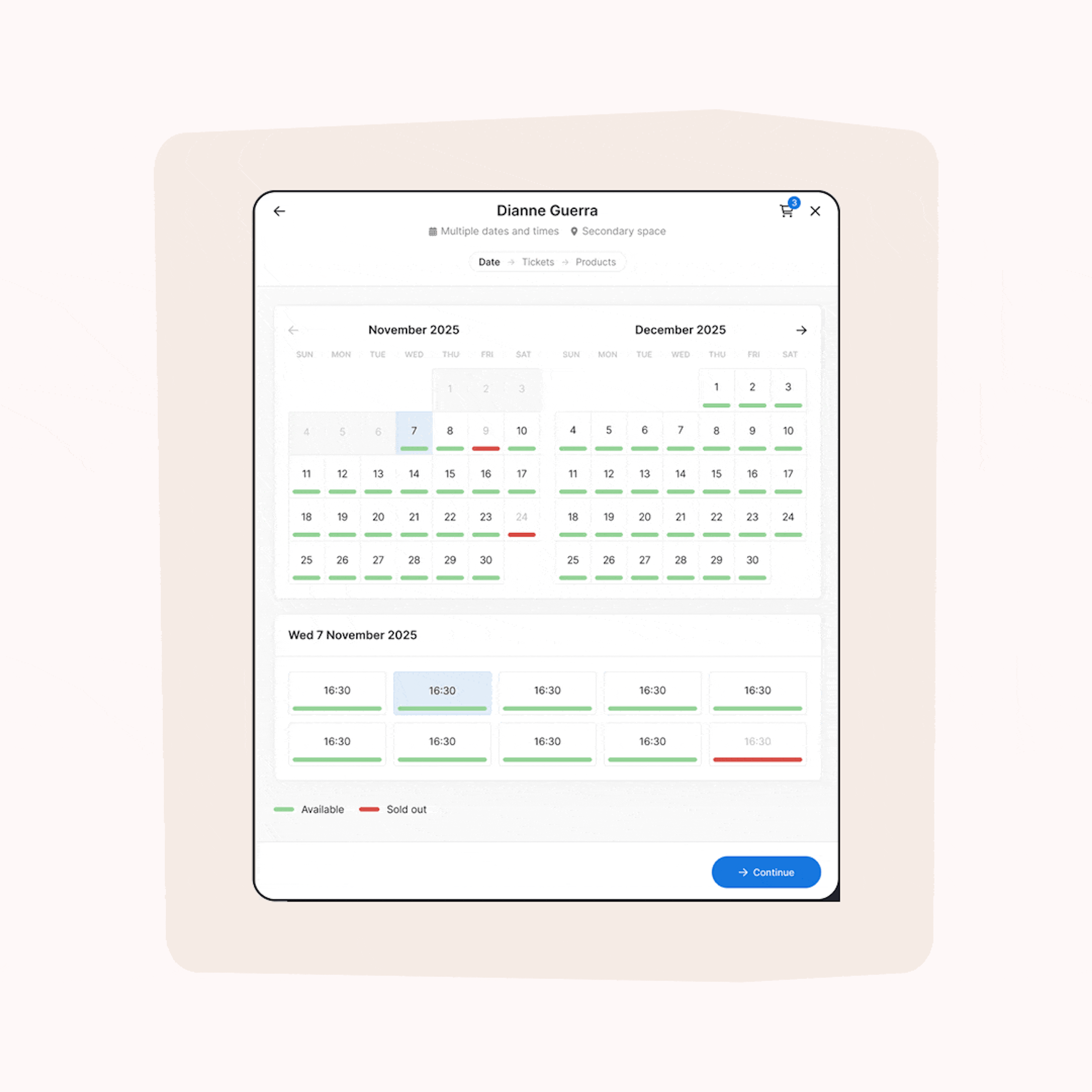 A preview of the sleek, modern new checkout