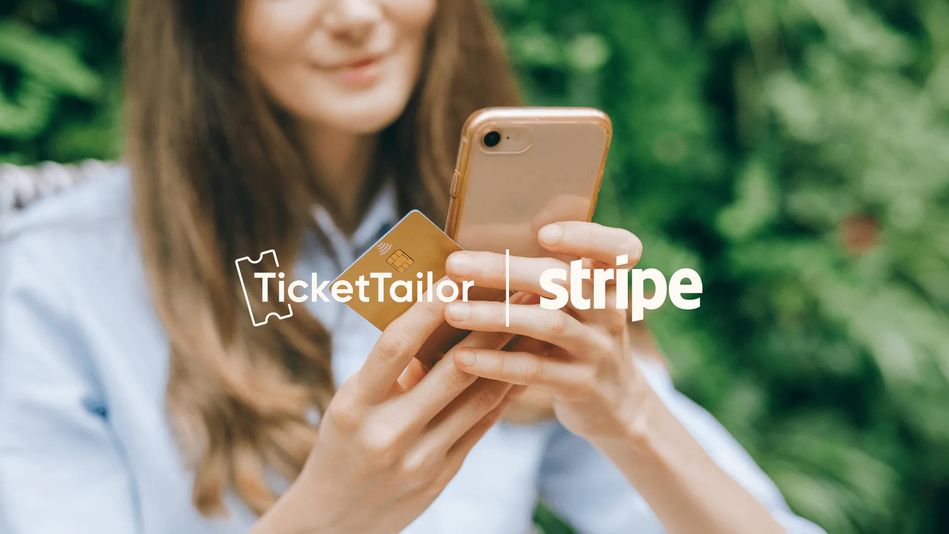 TicketTailor x Stripe lockup