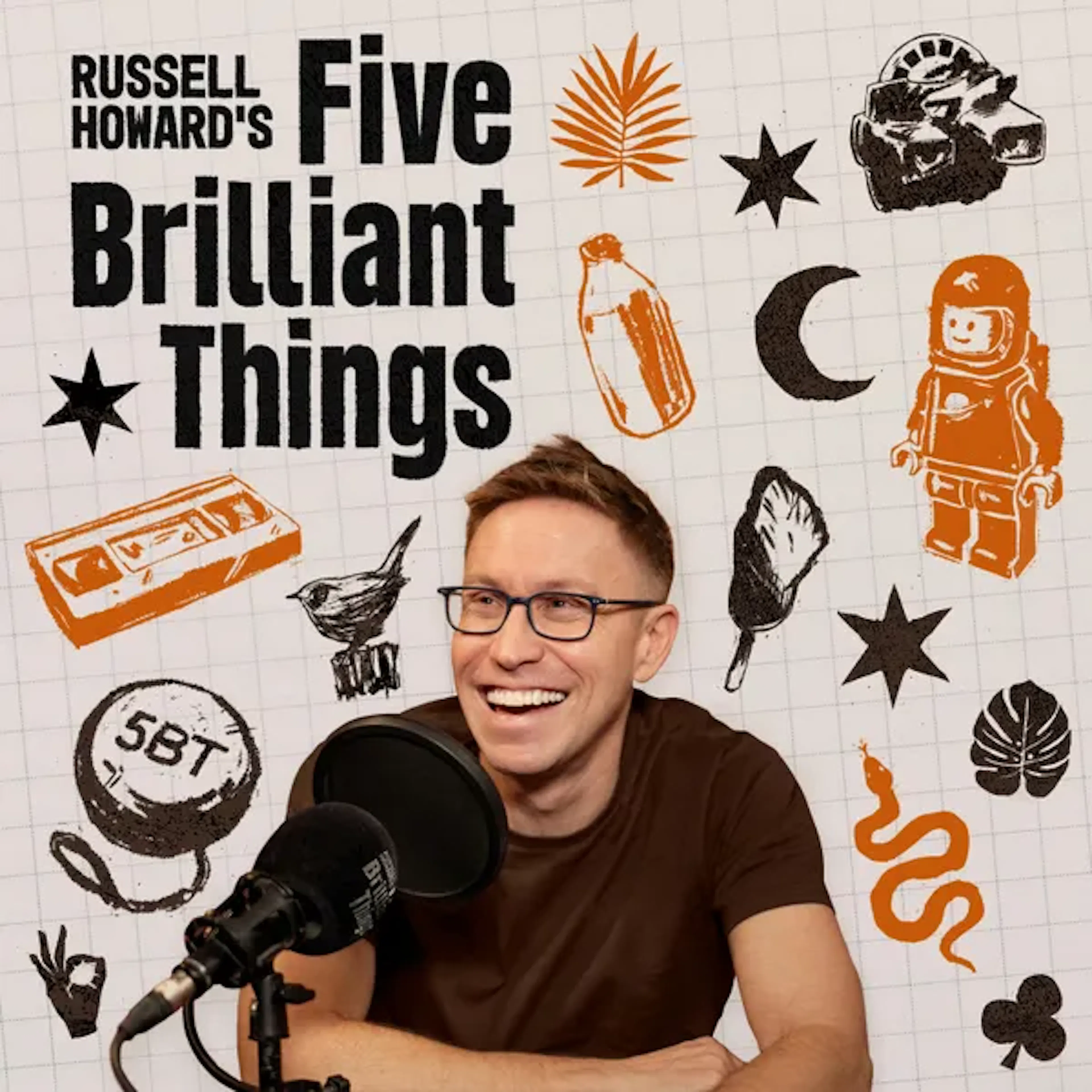 Russell Howard Five Brilliant Things Podcast Cover