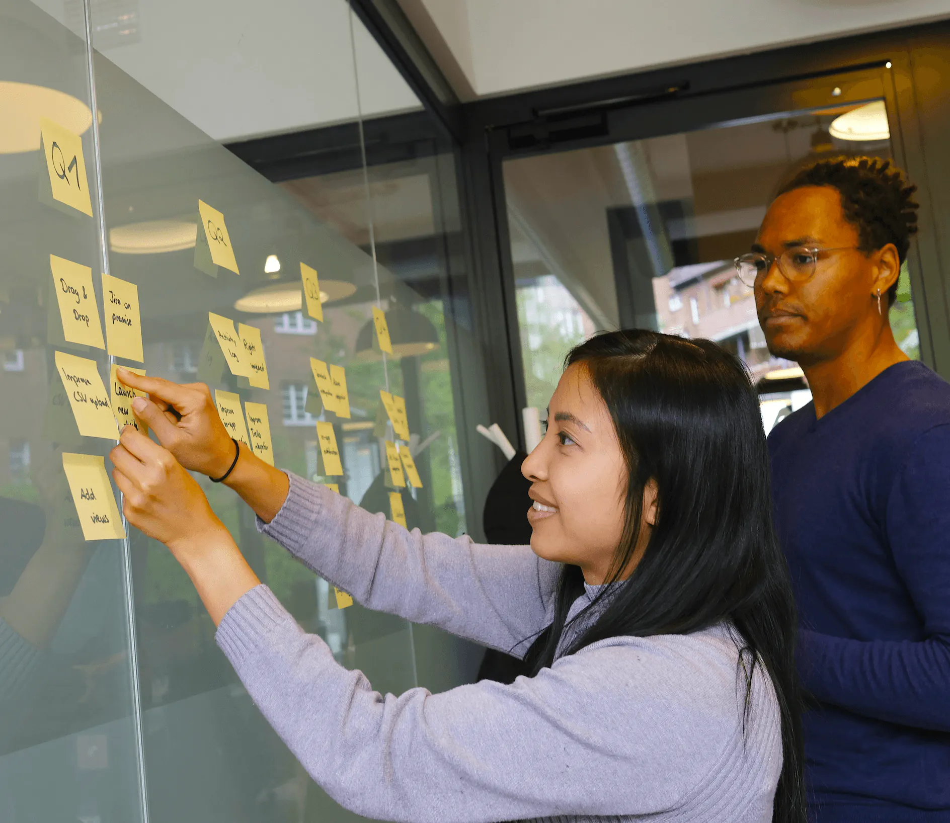 People planning an event