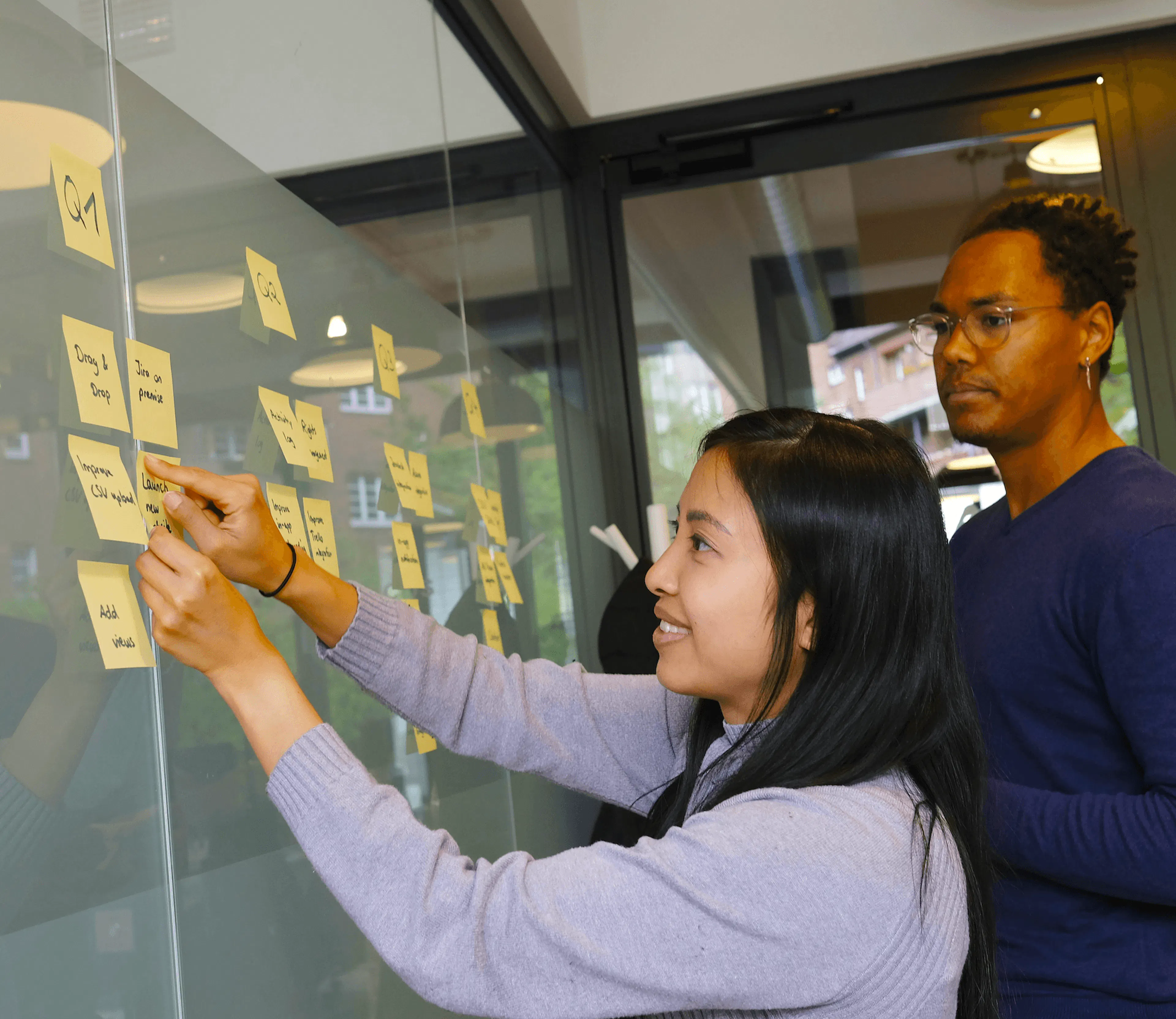 People planning an event