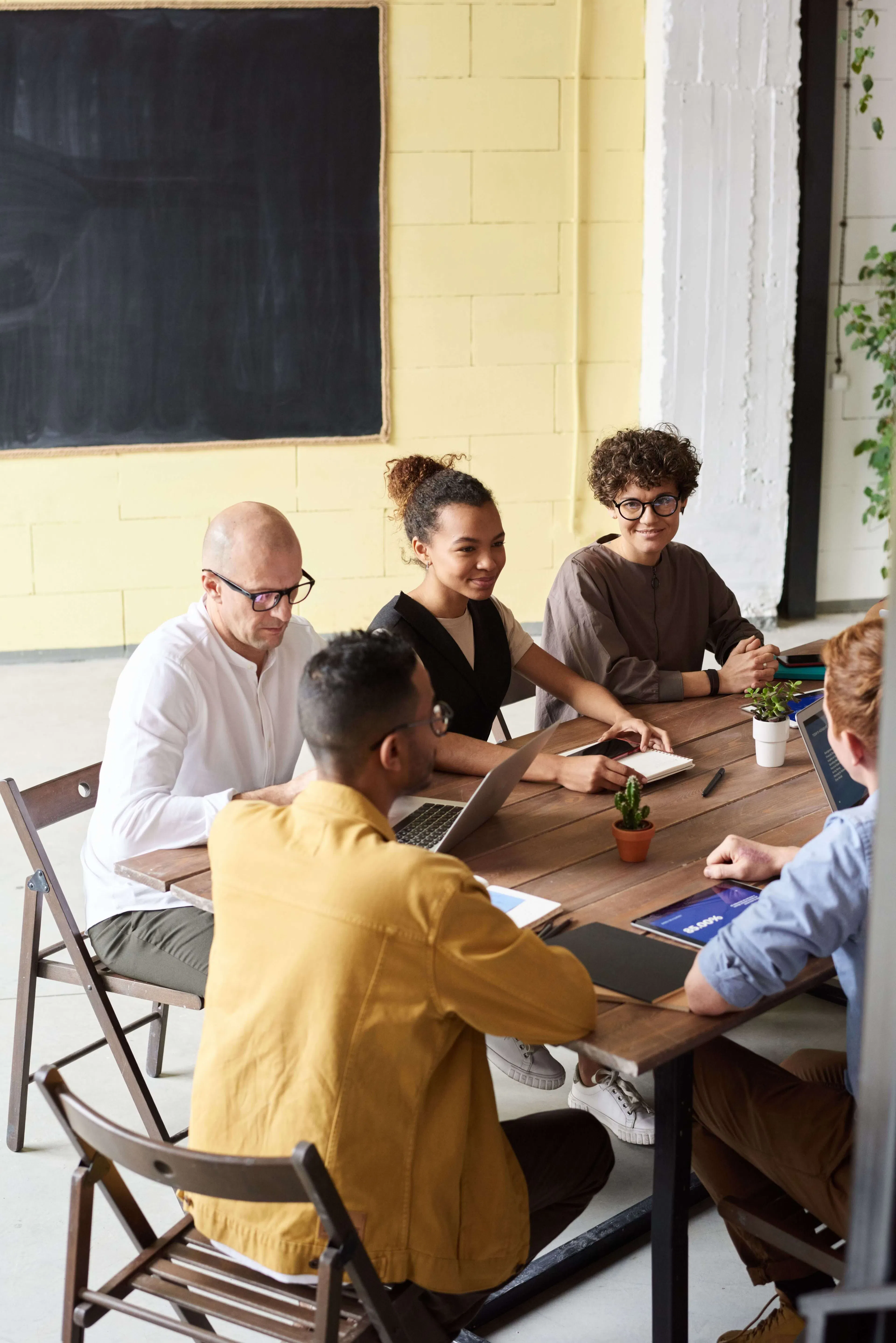 people having a meeting